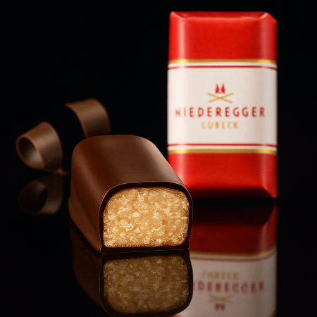 Niederegger Lübeck Klassiker-Pralinen mit Zartbitter Schokolade (200g)