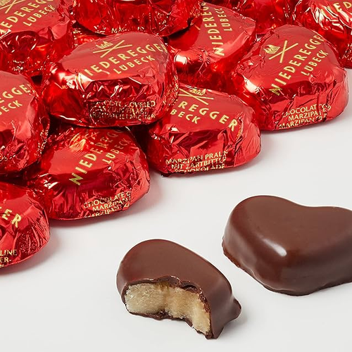 Niederegger Lübeck Cœurs en pâte d'amande (75g)