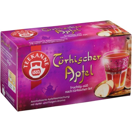 TEEKANNE Thé à la pomme turque (20 sachets)