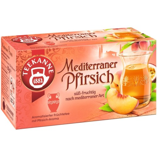 Tè alla pesca mediterranea TEEKANNE (20 bustine)