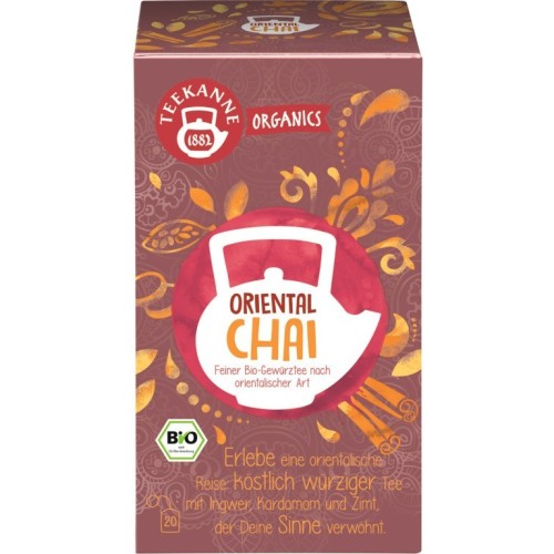TEEKANNE Organic Oriental Chai Tea (20 bags)
