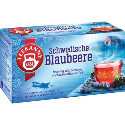 TEEKANNE Thé suédois aux myrtilles (20 sachets)