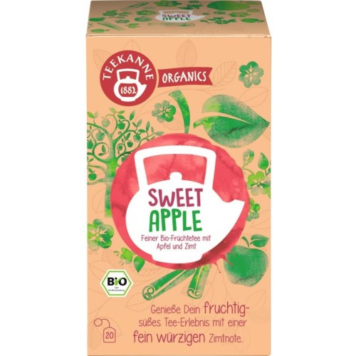 TEEKANNE BIO Sweet Apple thé (20 sachets)