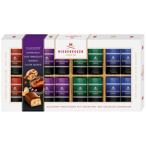 Niederegger Lübeck Marzipan Variations Edition Dark 4 assorted (200g) buy online | Kitchencorner