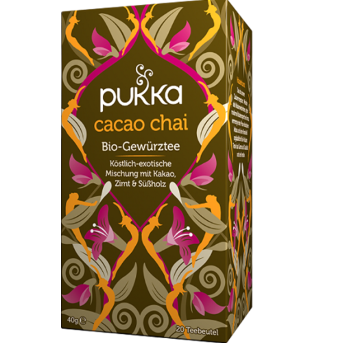 Pukka Buy Cacao Chai organic spiced tea (20 bags) online | Kitchencorner
