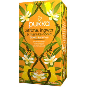 Pukka Zitrone, Ingwer & Manukahonig Bio-Tee (20 Beutel)