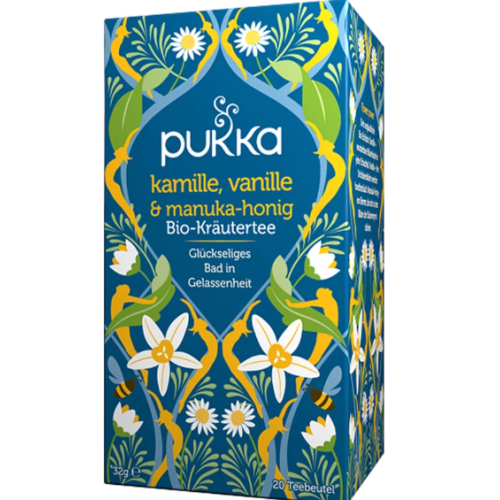 Pukka Buy Camomile, Vanilla & Manuka Honey Organic Tea (20 bags) online | Kitchencorner