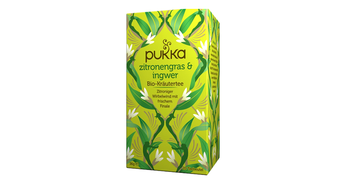 Pukka Zitronengras & Ingwer Bio-Tee (20 Beutel)