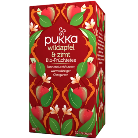 Pukka Buy Wild Apple & Cinnamon Organic Tea (20 bags) online | Kitchencorner