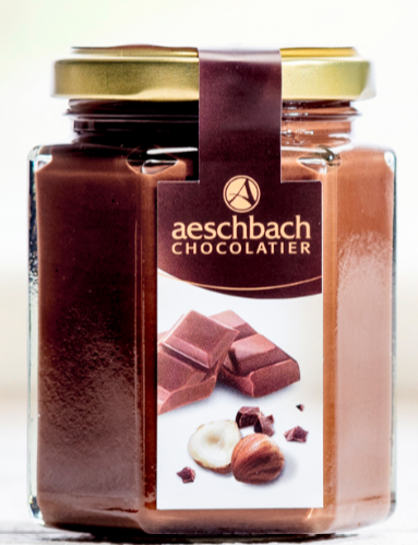 Image of Brotaufstrich Haselnuss Schokolade - Aeschbach Chocolatier (200g)