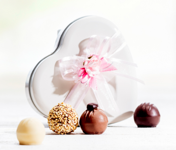 Image of Herzblechdose Pralinés & Truffes - Aeschbach Chocolatier