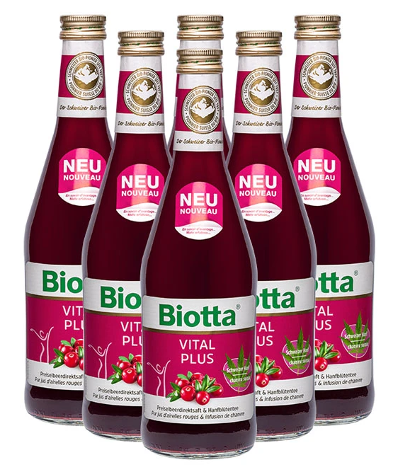 Image of Biotta - Vital Plus (6x5dl)