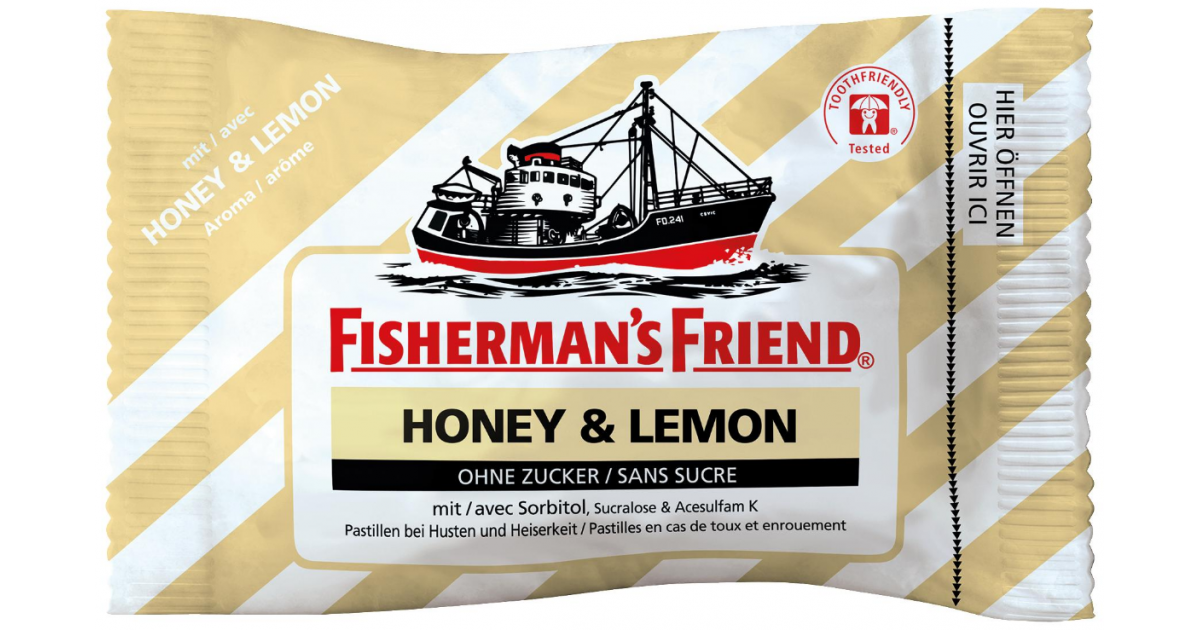 Fisherman's friend Honey & Lemon ohne Zucker (25g)
