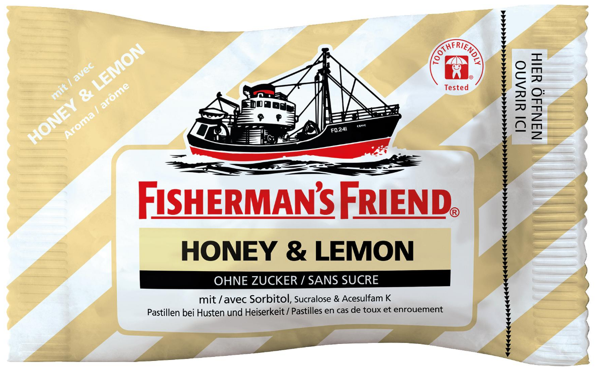 Image of Fisherman's friend Honey & Lemon ohne Zucker (25g)