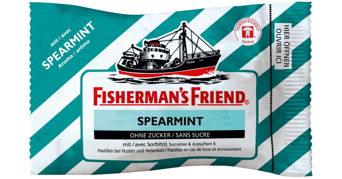 Fisherman's friend Spearmint ohne Zucker (25g)