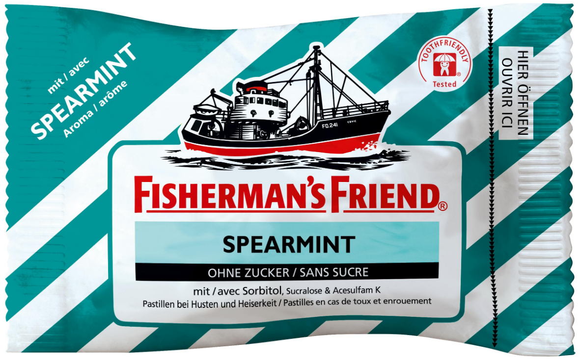 Image of Fisherman's friend Spearmint ohne Zucker (25g)