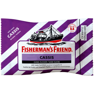 Fisherman's friend Cassis ohne Zucker (25g)
