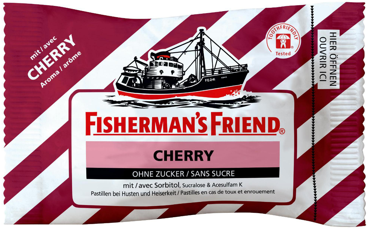 Image of Fisherman's friend Cherry ohne Zucker (25g)