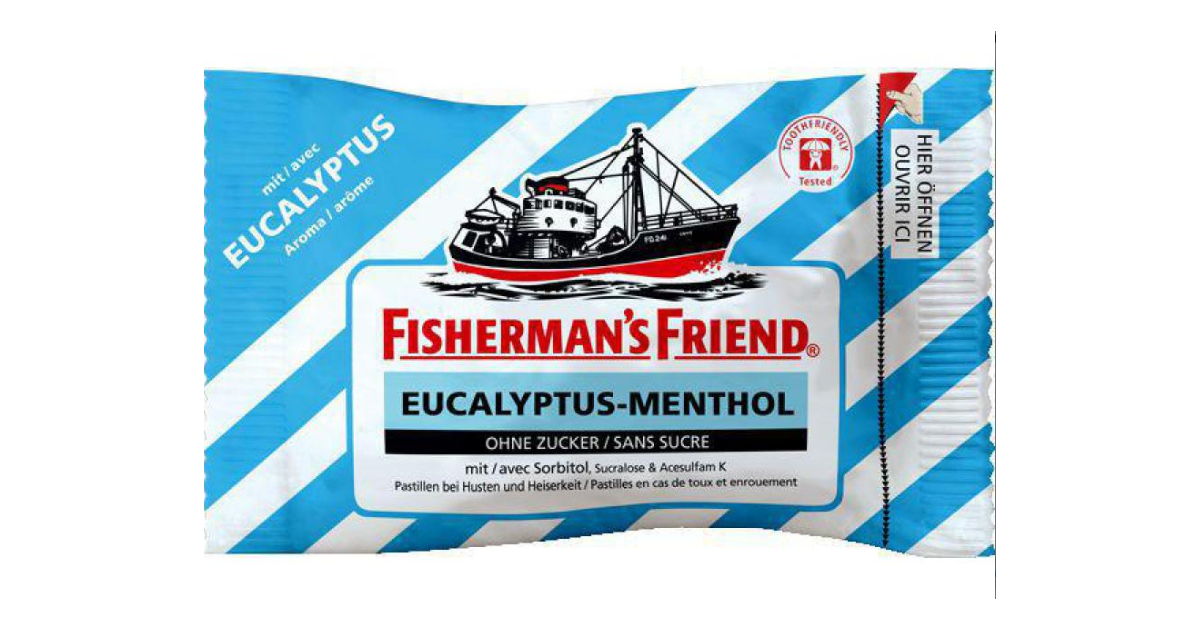 Fisherman's friend Eucalyptus-Menthol ohne Zucker (25g)