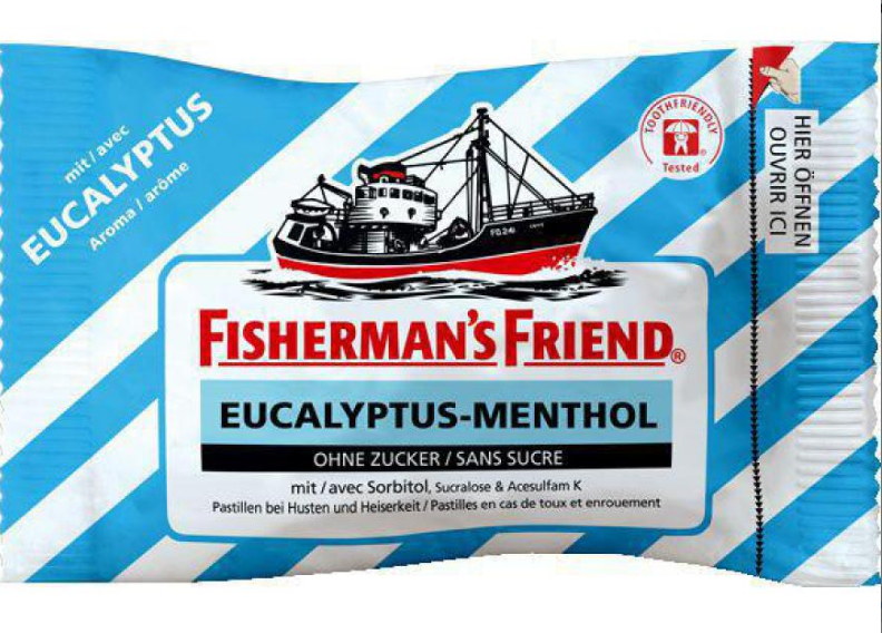 Image of Fisherman's friend Eucalyptus-Menthol ohne Zucker (25g)