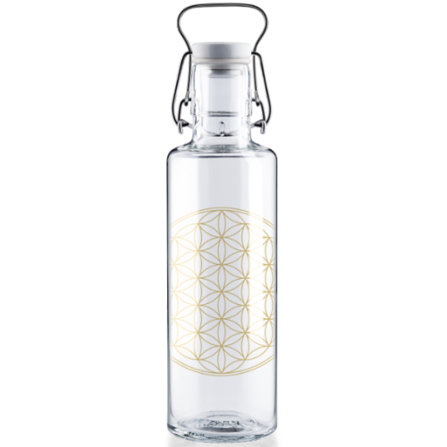 Soulbottles Flower of Life mit Tragegriff (0.6l)