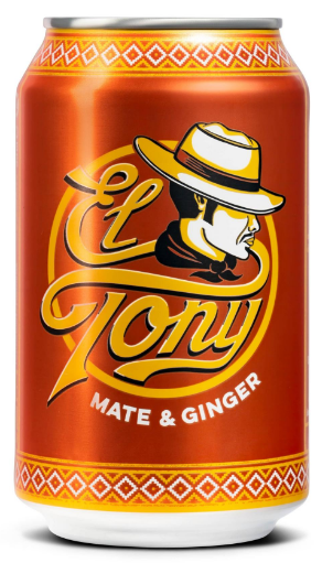 Image of El Tony Mate & Ginger Tee (330ml)