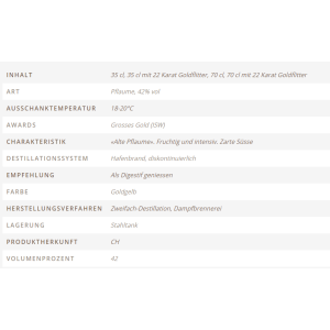 Studer Vieille Prune mit 22 Karat Goldflitter (70cl) 2