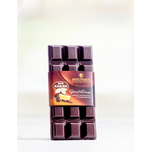 Dark chocolate bar with orange peel Aeschbach Chocolatier (100g)