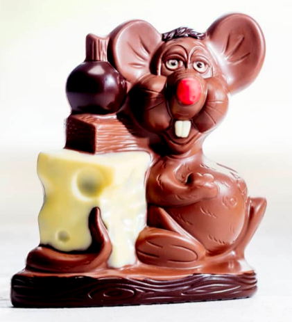 Image of Aeschbach Chocolatier Schokoladen Lachmaus (190g)