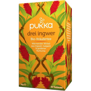 Pukka Drei Ingwer Tee Bio (20 Beutel)