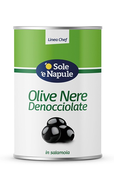 Image of o Sole e Napule entsteinte schwarze Oliven (4,05Kg)
