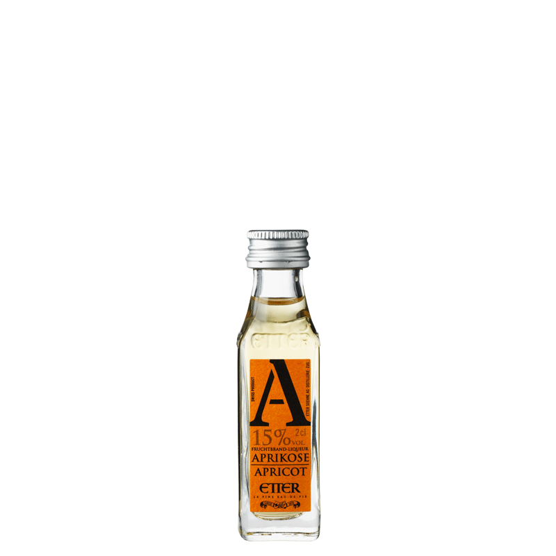 Etter Original Apricot Fruit Brandy Liqueur Miniature (2cl)