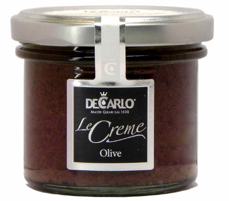 Image of De Carlo Crema di Olive nere (130g)