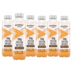 Amira+ Soda Protein Infused Mango & Kokos (6 x 500ml)
