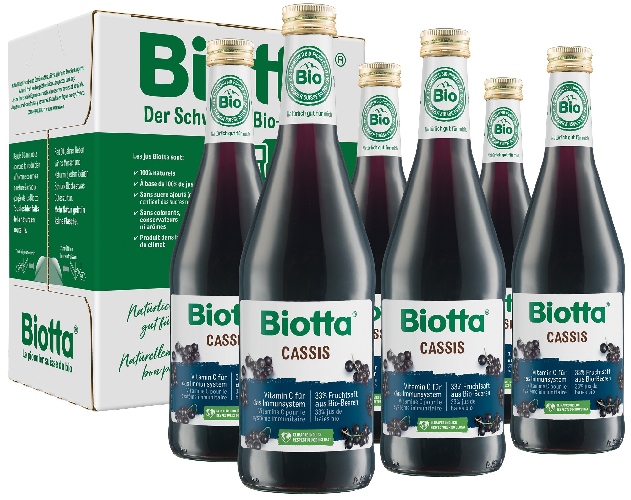 Image of Biotta - Bio Cassis (6x5dl)
