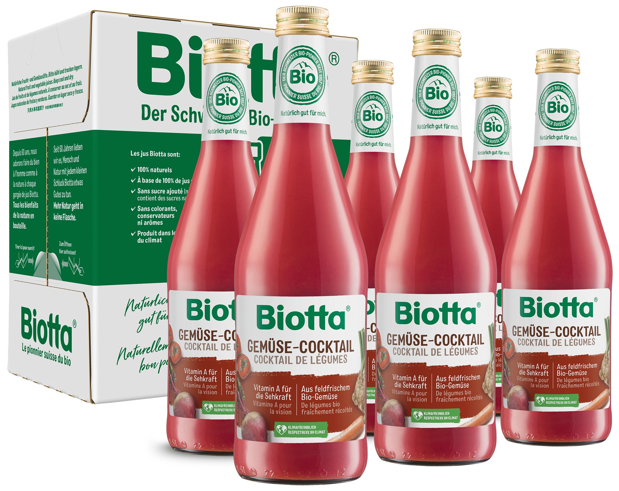 Image of Biotta - Bio Gemüse-Cocktail (6x5dl)