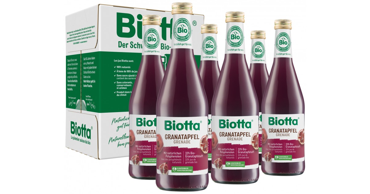 Biotta - Bio Granatapfel (6x5dl)