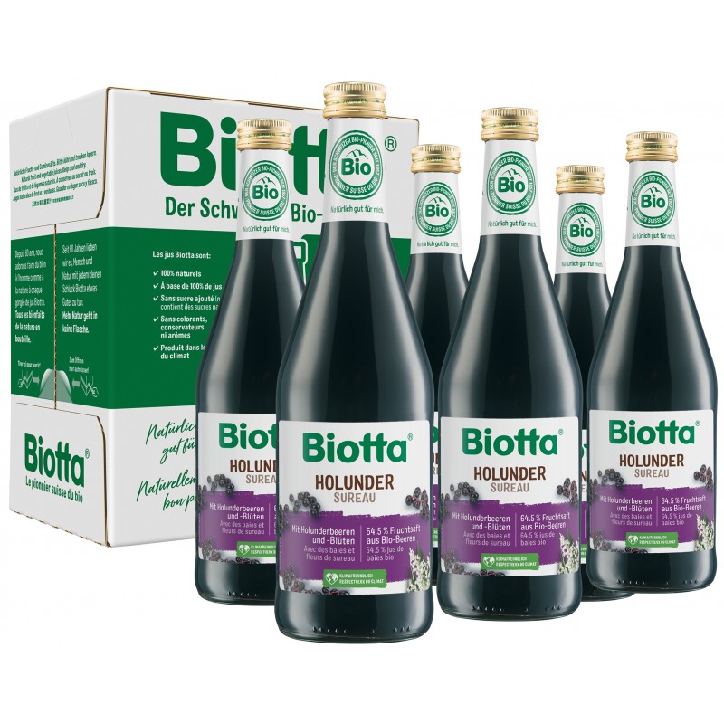 Biotta - organic elderberry (6x5dl)