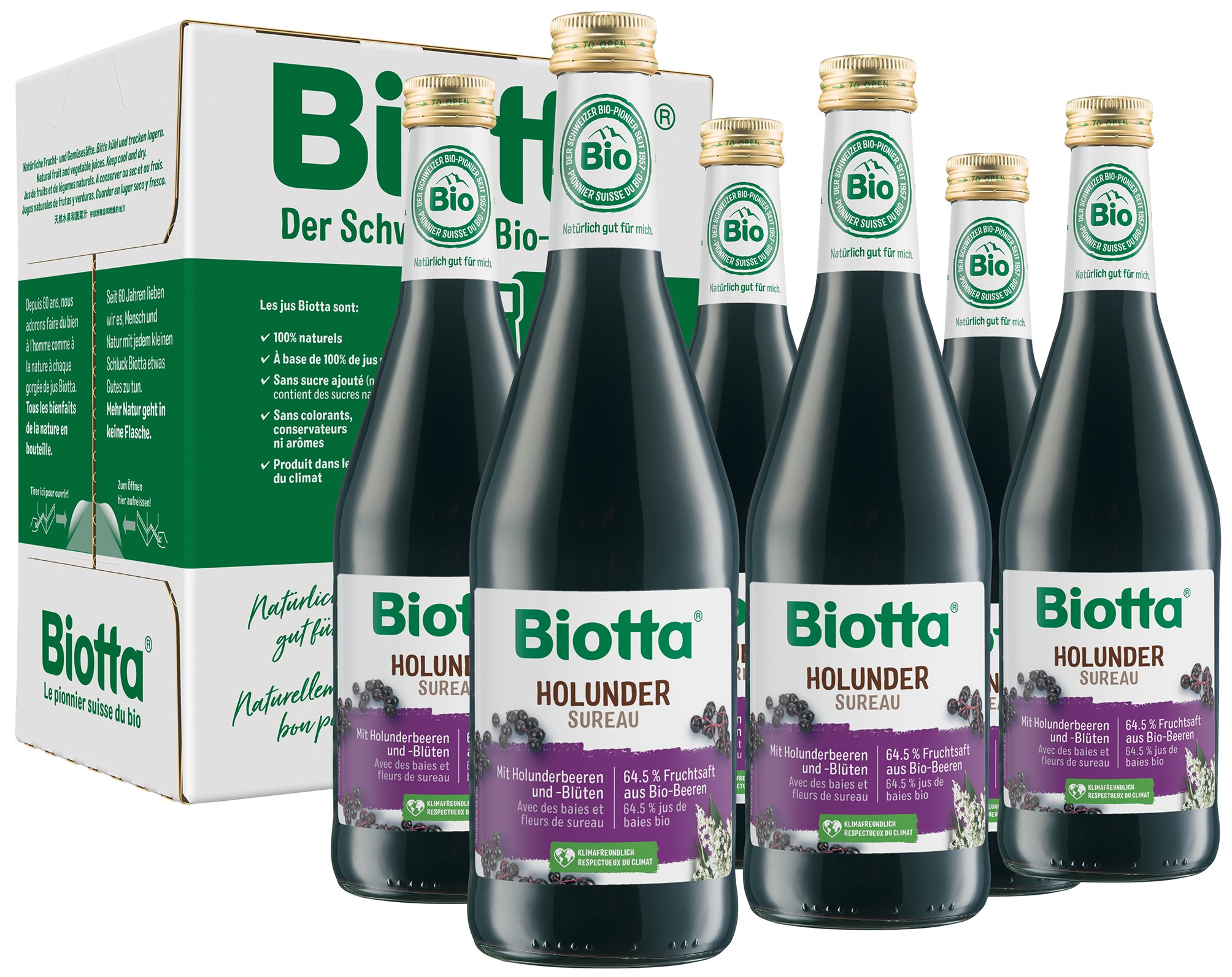 Image of Biotta - Bio Holunder (6x5dl)