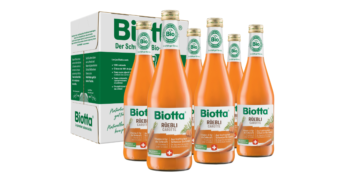 Biotta - Bio Rüebli (6x5dl)