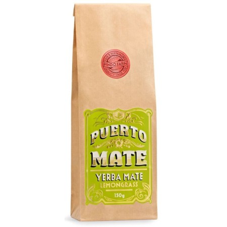 PUERTO MATE Teeblätter Yerba Mate Zitronengras Nachfüllbeutel (150g)