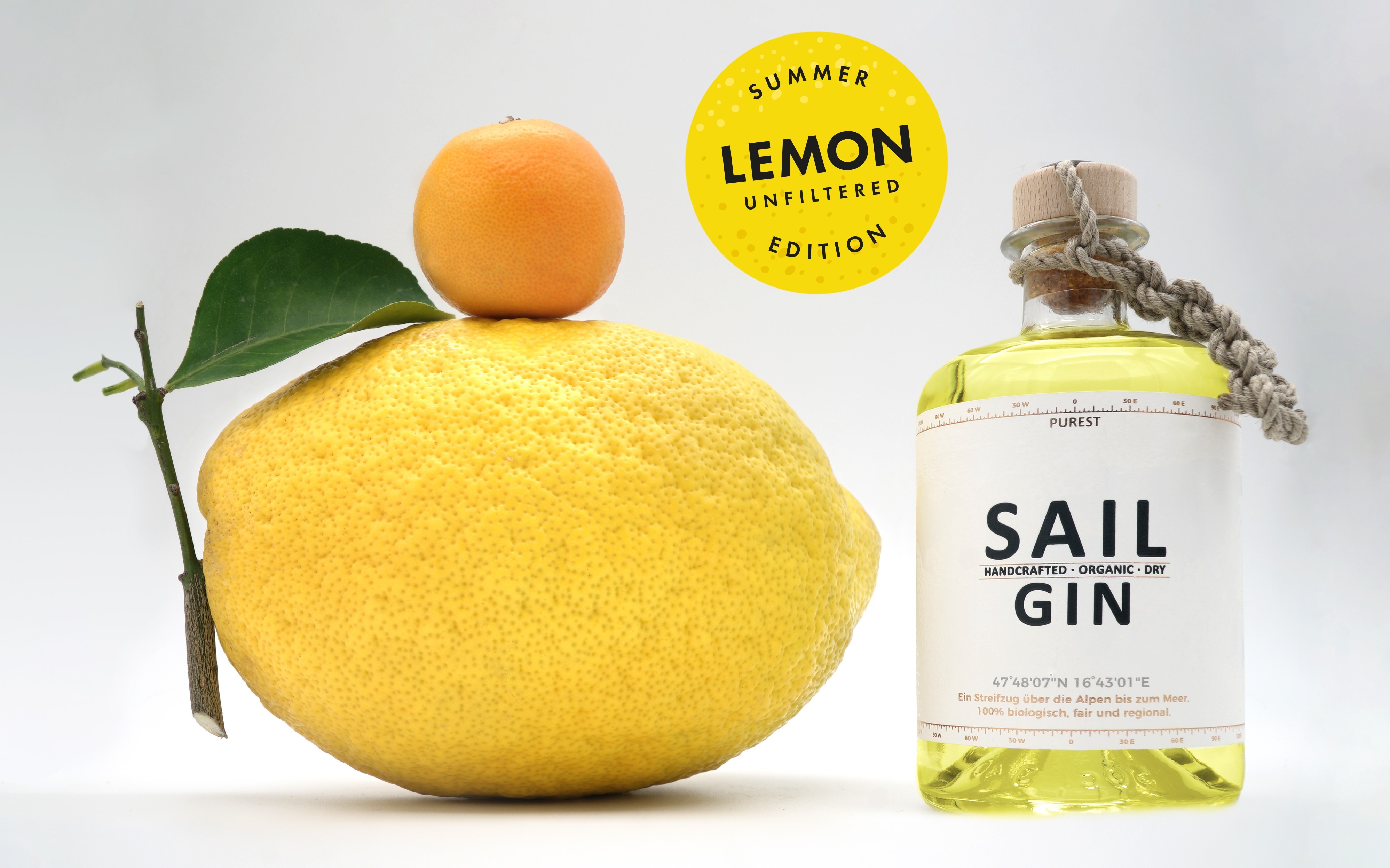 Image of purest SAIL GIN Sommer-Edition Lemon (50cl)