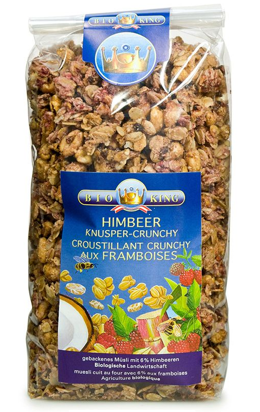 Image of BioKing Himbeer Knusper Crunchy (375g)
