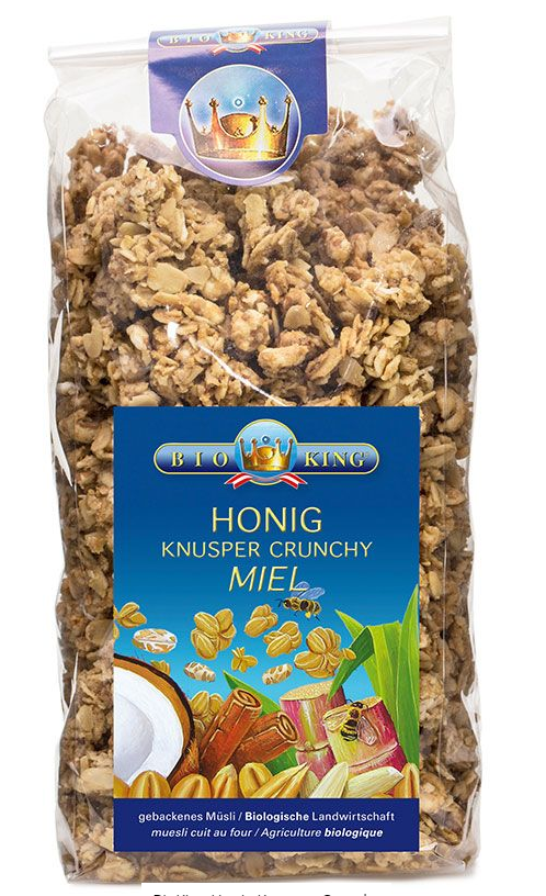 Image of BioKing Honig Knusper Crunchy (375g)