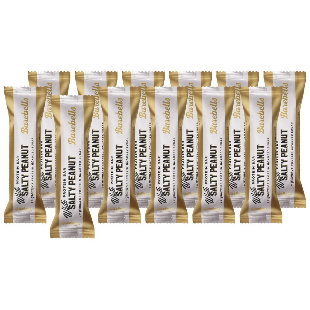 Image of Barebells White Salty Peanut Protein Riegel (12 x 55g)