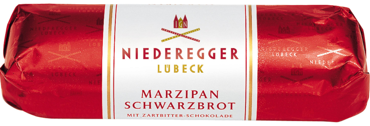 Image of Niederegger Lübeck Schwarzbrot mit Zartbitter-Schokolade (125g)