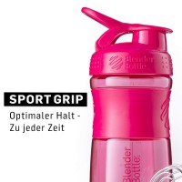 BlenderBottle ComboPak Sportmixer & GoStak 4Pak Starter pink (820ml)