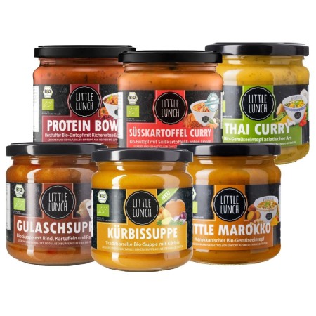 LITTLE LUNCH Acquista il Mix per Scatola di Degustazione (6x350ml) | Kitchencorner