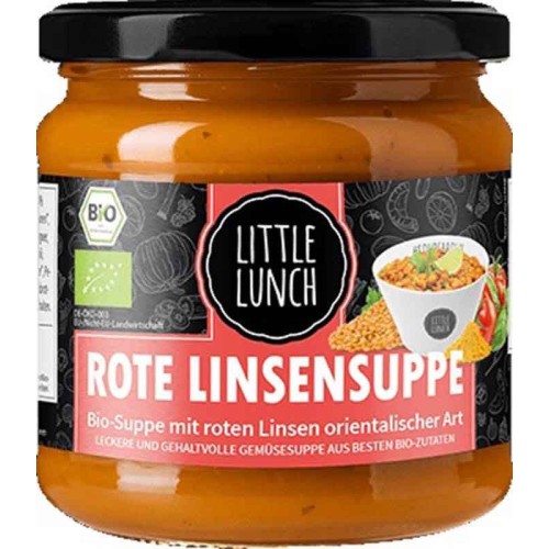 Acheter LITTLE LUNCH Soupe de lentilles rouges (350ml) | Kitchencorner