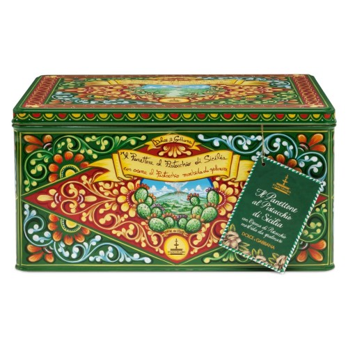 Acquista il Panettone al pistacchio di Sicilia Fiasconaro D&G (600g) | Kitchencorner